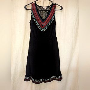 Skies are Blue Embroidered Mini Dress -SOLD